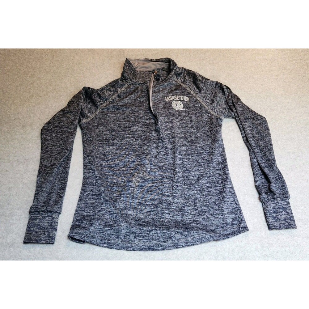 Colosseum Georgetown 1/4 Zip Pullover Womens Medium Charcoal Performance